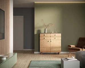 фото Большой комод с ящиками и дверками "Split" SP19