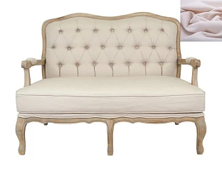 фото Прямой диван модерн Yareli цвет розовый