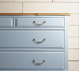 купить Комод «Leontina Blue» на 4 ящика арт ST9315B