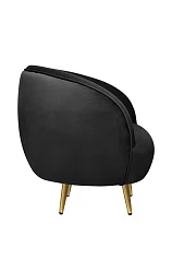 Мягкое кресло Small Benee Black на заказ
