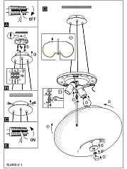 купить 86814 Подвесной потолочный светильник (люстра) OPTICA