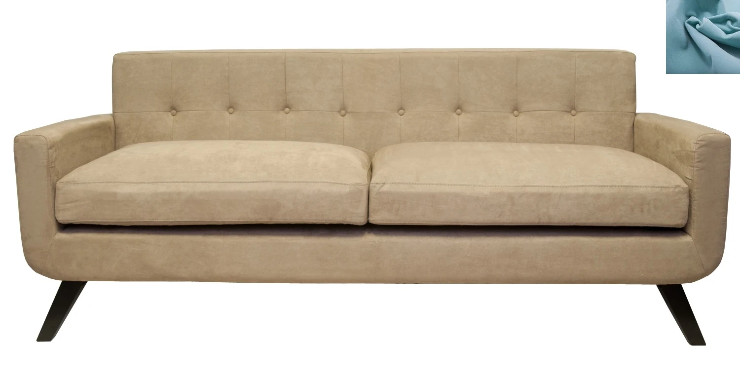 заказать Диван скандинавский на ножках Uter голубой