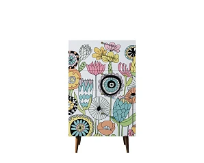 стильный Комод высокий "Berber"  арт BB10/Print_03