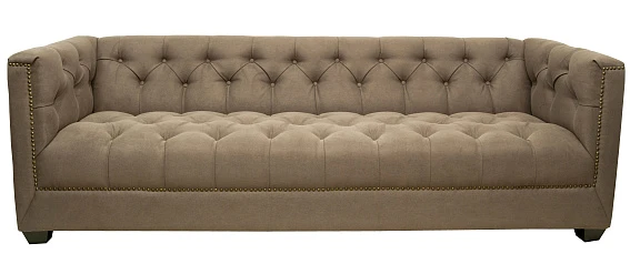 фото Прямой трехместный диван Orchest цвет коричневый