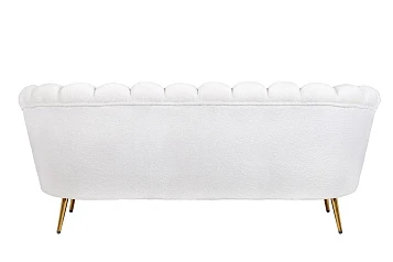 Трехместный диван ракушка для гостиниц Pearl Triple Boucle