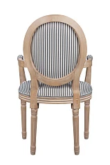 купить Мягкий стул с подлокотниками Volker Arm Black Pinstripe