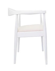 купить стильный Мягкий стул с подлокотниками Carlo White