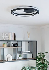 заказать 901821 Светодиодный настенно-потолочный светильник с регулировкой цветовой температуры MEZZOMONTE, 1X20W 1X20W(LED LED), 2700-6500K, 2220 2220lm, алюм