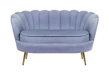 стильный Диван ракушка Pearl Double Blue на заказ