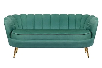 купить стильный Диван ракушка для гостиниц Pearl Triple Green V2 в интернет-магазине