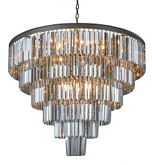 Люстра Odeon 6 Rings Smoke