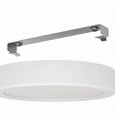 900582 Накладной светильник диммируемый FUEVA 5, 11W (LED), 3000K, ?160, сталь, белый / пластик, белый в интерьере