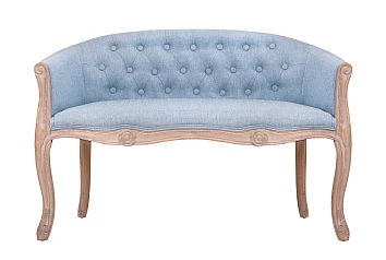 красивый Дизайнерский двухместный диван Kandy Double Light Blue на заказ