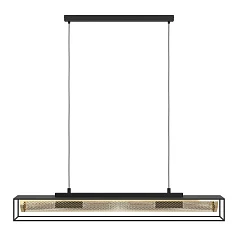 красивые 43788 Люстра NOHALES, 4X40W (E27), L1120, B170, H1500, сталь, черный, латунь на заказ