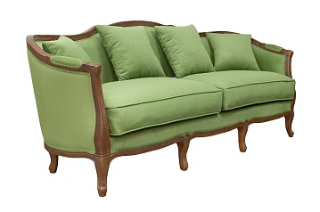 Прямой диван Darcy 3 Green в интернет-магазине