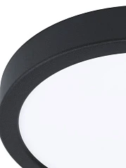 99263 Светодиодный накладной светильник FUEVA 5 димм., 16,5W (LED), ?210, H28, 1800lm, 3000K, сталь, ч в интернет-магазине