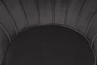 купить Низкое кресло ракушка Pearl черный V2 в интернет-магазине