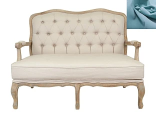 стильный Прямой диван модерн Yareli цвет голубой