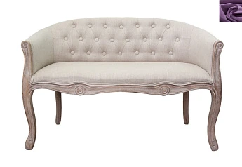 красивый Дизайнерский двухместный диван Kandy Double Mocca цвет фиолетовый