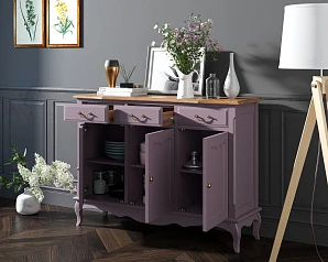 красивый Комод "Leontina Lavanda" (3 ящика и 3 двери) арт ST9344L