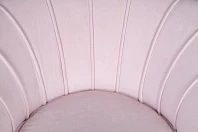 красивое Низкое кресло ракушка Pearl розовый V2