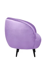 заказать Мягкое кресло Small Benee Purple на черных ножках