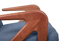 Кресло в современном стиле синее Arrow BR в интернет-магазине