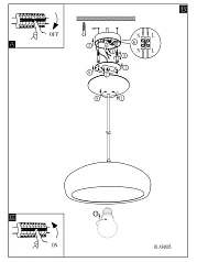 94606 Подвесной потолочный светильник (люстра) MOGANO 1