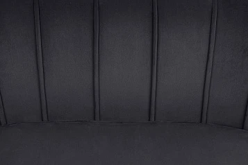 стильный Трехместный диван ракушка для гостиниц Pearl Triple Black на заказ