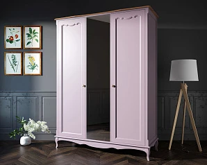 купить Шкаф Leontina Lavanda двухстворчатый с зеркалом арт ST9327ZL