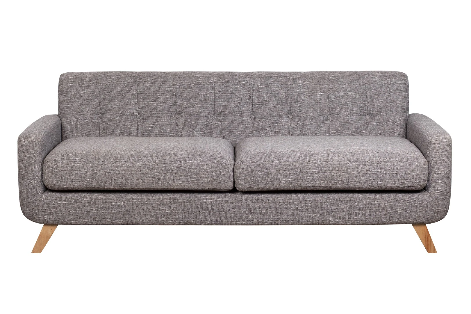 Диван скандинавский на ножках Uter серый