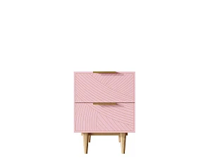 Тумбочка с двумя ящиками "Line" LN07/GR1/pink