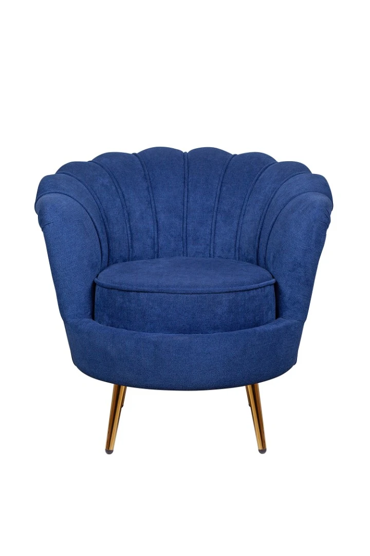 купить красивое Низкое кресло ракушка Pearl синий