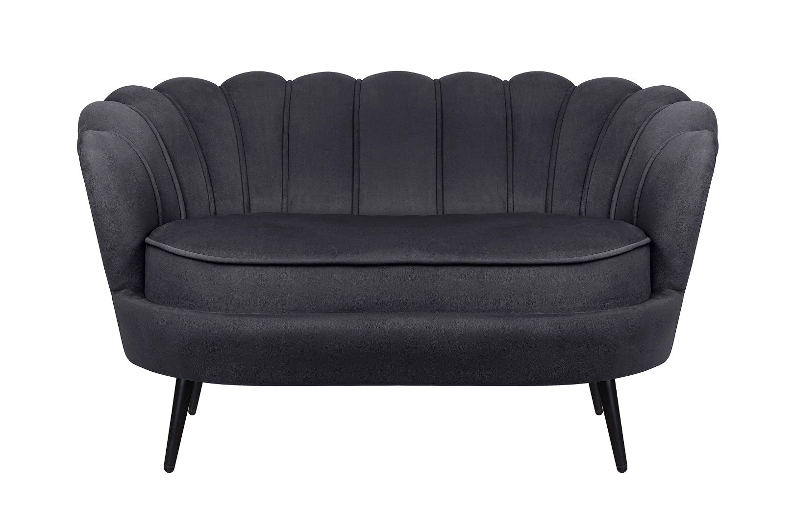 купить красивый Дизайнерский диван Pearl Double Black на черных ножках