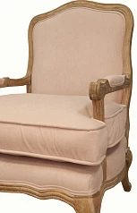 Мягкое полукресло с подлокотниками Nitro Beige Velvet в интернет-магазине