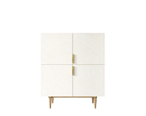 заказать Большой комод с четырьмя дверками "Line" LN03/GR1/beige