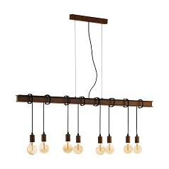 купить стильные 43524 Подвесной потолочный светильник (люстра) TOWNSHEND 4, 8Х60W, E27, L1500, B140, H1100, сталь, а