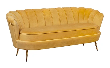 купить красивый Дизайнерский диван Pearl Triple Yellow в интернет-магазине