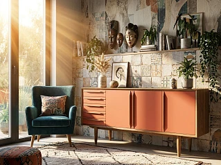 Комод "Бруни (Bruni)" три дверки арт BR04/2012 в интернет-магазине