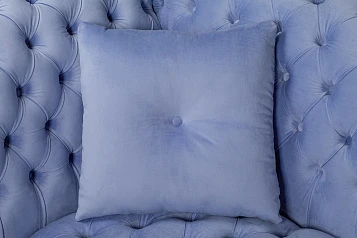 Двухместный диван Lina Blue-W синий на заказ в интернет-магазине