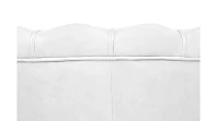 заказать Низкое кресло ракушка Pearl White на черных ножках