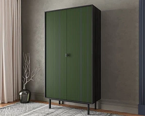 купить Шкаф двухдверный "Emerson" арт EM091/green/L
