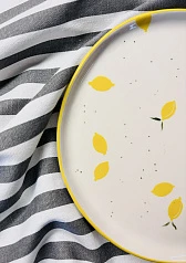 Тарелка "Лимонная" диаметр 19см