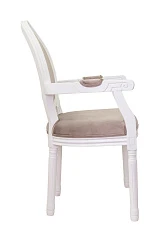 купить красивый Мягкий стул с подлокотниками Volker Arm Taupe в интернет-магазине