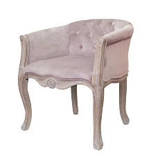 купить красивое Низкое кресло ретро Kandy Pink Velvet в интернет-магазине