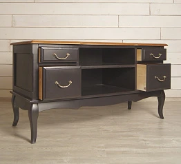 фото Комод под TV «Leontina Black»  арт ST9328BLK