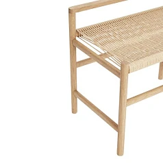 красивые СКАМЬЯ HERITAGE HUBSCH БОЛЬШАЯ, НАТУРАЛЬНЫЙ в интернет-магазине