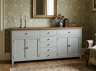 Большой комод "Жуль Верн (Jules Verne)" арт JV36ETGG/7035 на заказ в интернет-магазине