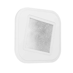 901233 Светодиодный потолочный светильник  MACCHIONI, 12W(LED), 200x200, сталь, пластик, белый/ пластик с эфф. хрусталя, белый, 4000K, 1560lm в интернет-магазине