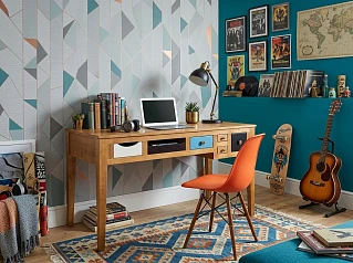 купить красивый Рабочий стол "Акварель (Aquarelle)" арт RE-12ETG/4 в интернет-магазине